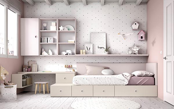 Dormitorio infantil cama modular Mood 2021