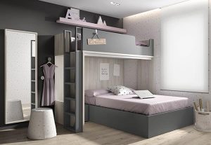 Dormitorio juvenil con litera Mood 2021