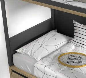 Dormitorio juvenil litera con 3 cajones Mood 2021