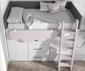 Dormitorio infantil una litera de tres camas Mood 2021