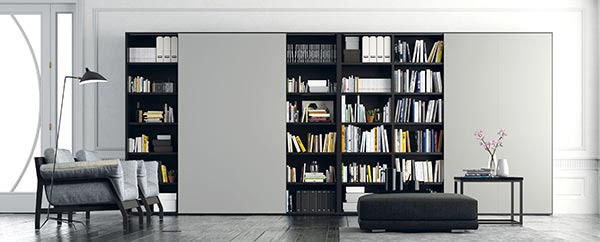 Mueble librería para televisión